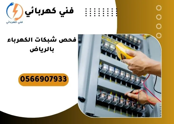 فحص شبكات الكهرباء بالرياض